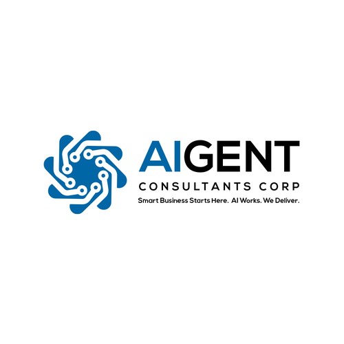 AI Agent Company: Appealing to small to medium sized businesses. Design by Alvianks