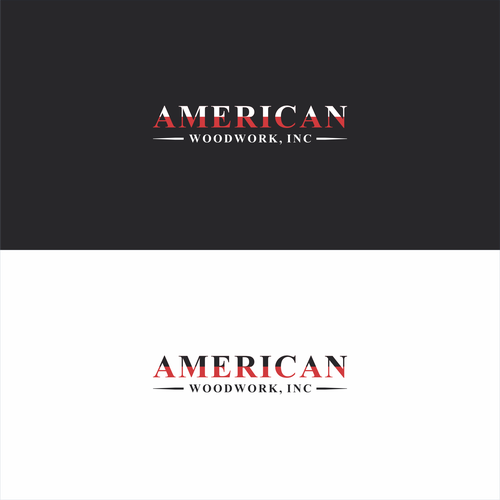 American Woodwork news a new logo Design by DSGNX™