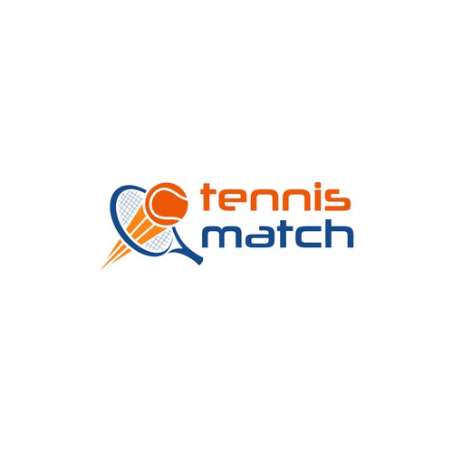 "Tennis match/tournament site logo for week-end tennis player" winning Logo & social media pack