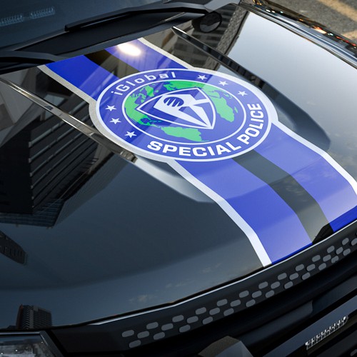 Decepticon police deals car decal