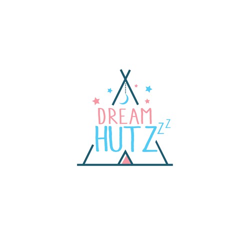 Design a clean & fun logo for a kids sleepover party company Design by JELOVE