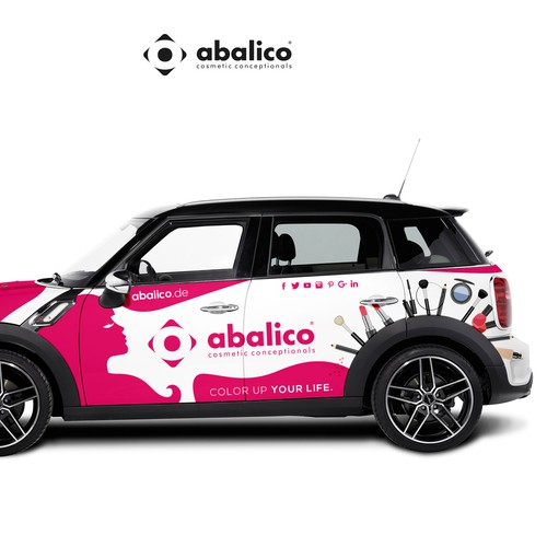 Be creative for our cosmetic company car! Design por essellegi