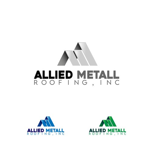 Allied Metal  Roofing logo Design by Khane29