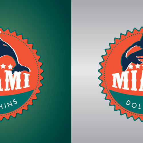 99designs community contest: Help the Miami Dolphins NFL team re-design its logo! Design réalisé par Stevensong