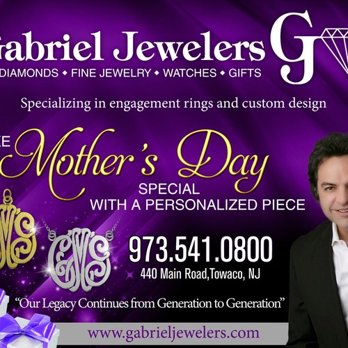 Help Gabriel Jewelers with a new sinage Diseño de sercor80