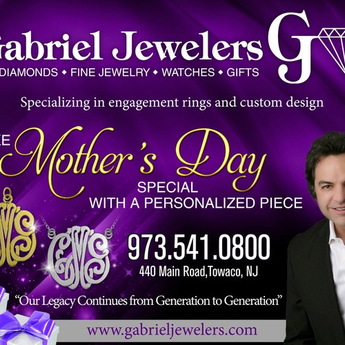 Help Gabriel Jewelers with a new sinage Design by sercor80