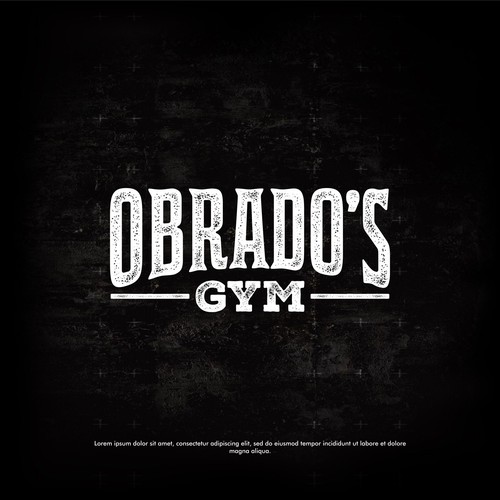 Logo for a Gym Design by Dirtymice
