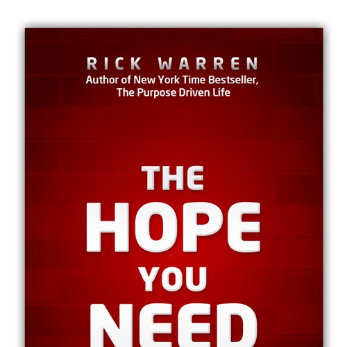 Design Rick Warren's New Book Cover Design by kristianvinz