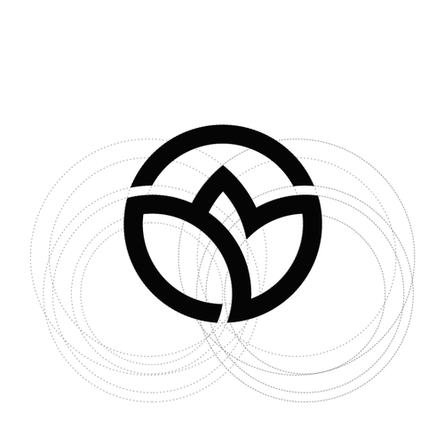Design a aesthetic lotus logo for sophisticated apparel brand. Diseño de M!THUN
