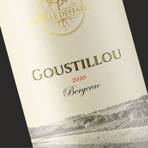 New label for a new french wine ! Design by G.works