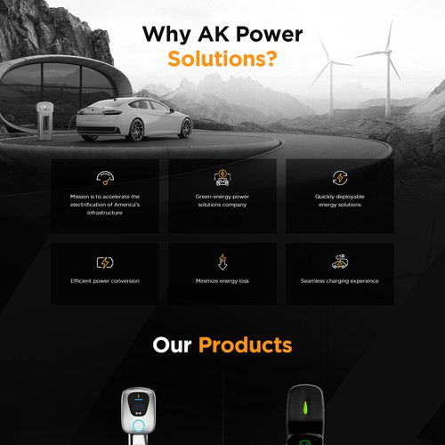 We Need A sharp smart looking Website for a New Energy Company Design by ⚡️unbox.style⚡️