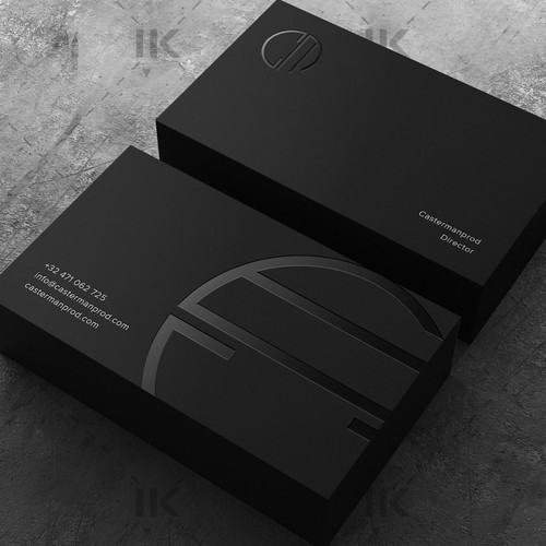 MINIMALIST - BLACK DESIGN Design by IK_Designs