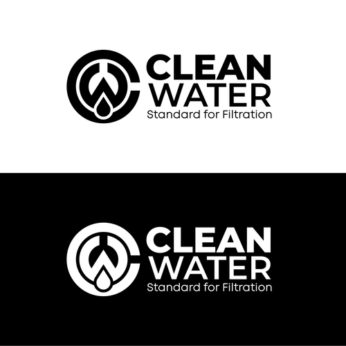 Simple Clean Logo for Water Filtration Company Design by putriyono
