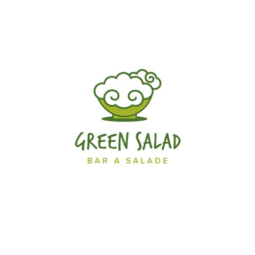 GREEN SALAD need his logo Design by Happy Bee Designs