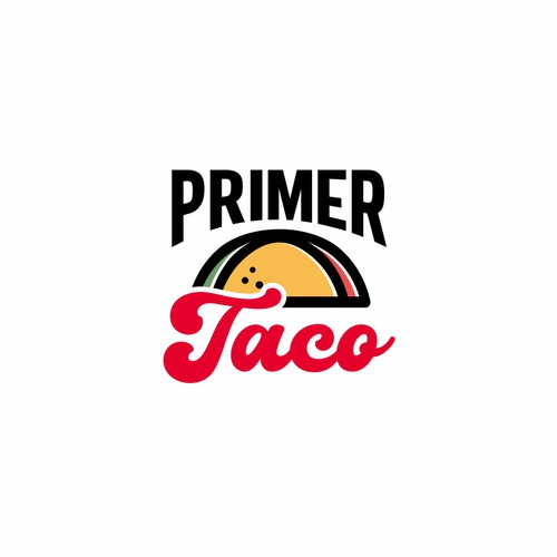 Taco Drive Thru Logo Diseño de Vic People Studio