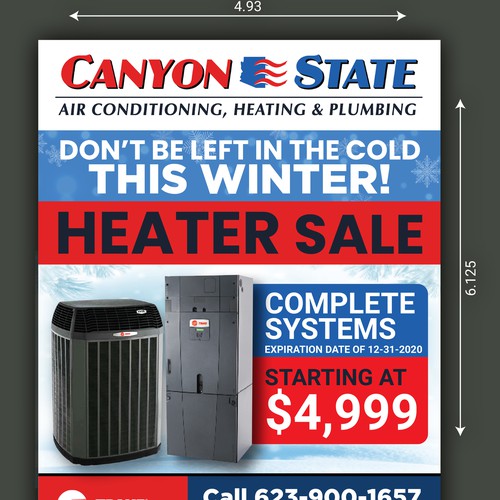 Newpaper Ad For Heating, Ventilation, and Air Conditioning (HVAC) Company - Wireframed and Ready! Design by GrApHiC cReAtIoN™
