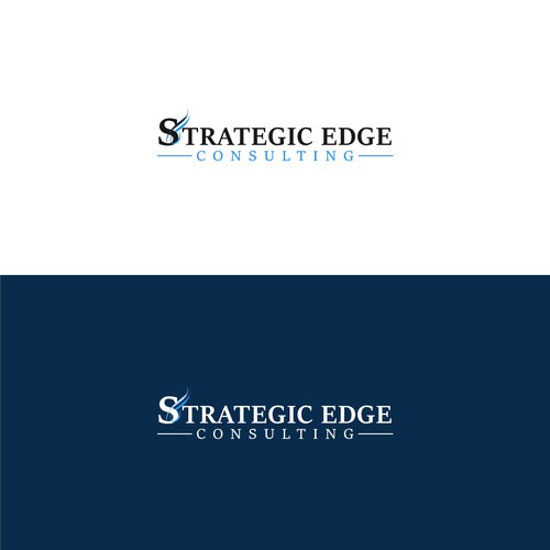 Sophisticated logo with an edge Design by ♛ AHSAN