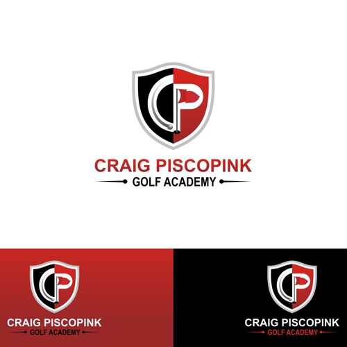 logo for Craig Piscopink Golf Academy or CP Golf Academy  Diseño de SeagulI