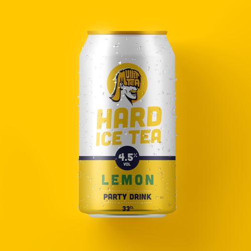 Hard Ice tea Can Design - Be Fun ! Design by DolphinArt