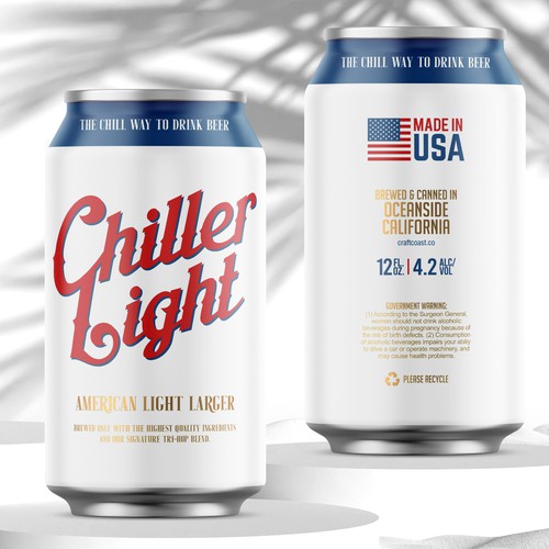 BEER CAN DESIGN 12oz-ontwerp door bcra