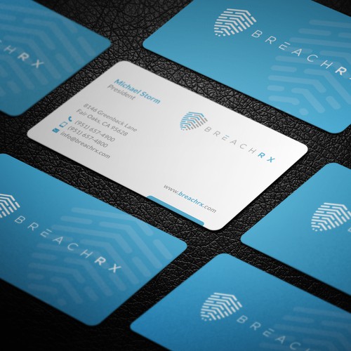 Professional B2B Card for Cyber Security Software Company Design by Galaxiya