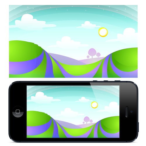 Iphone Game Design like Tiny wings Design von Danielmichaely