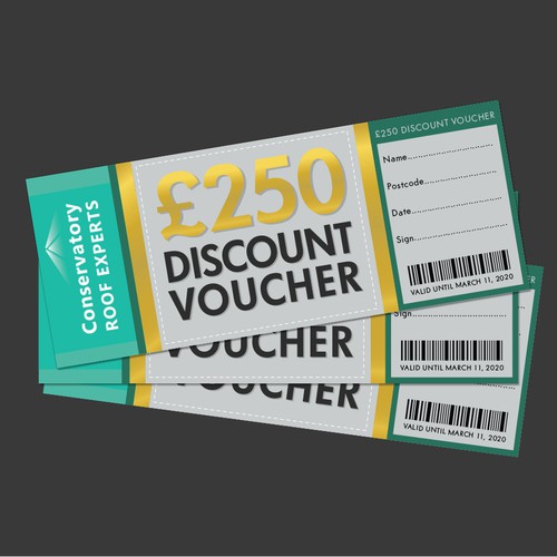 DL leaflet Money Off Voucher | Postcard, flyer or print contest