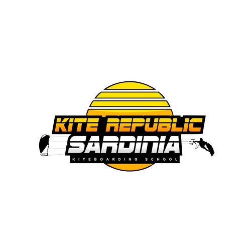 Kite Republic Sardinia - Kiteboarding School needs a youthful & professional Logo Design by Yolman