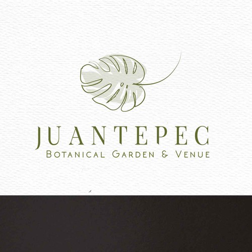 Botanical garden & Venue Logo creation (we would like to use the leaf as a cut out on a steel plaque (with holes in the  Design by cadina