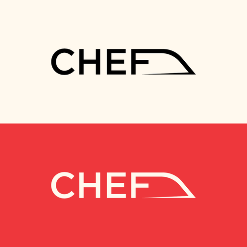 "CHEF": Food & Cooking Social Media Logo Design by Rainbow@sky