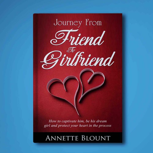 Design a book cover that is fun and playful to help single women experience love beyond friendship Design by devstudio