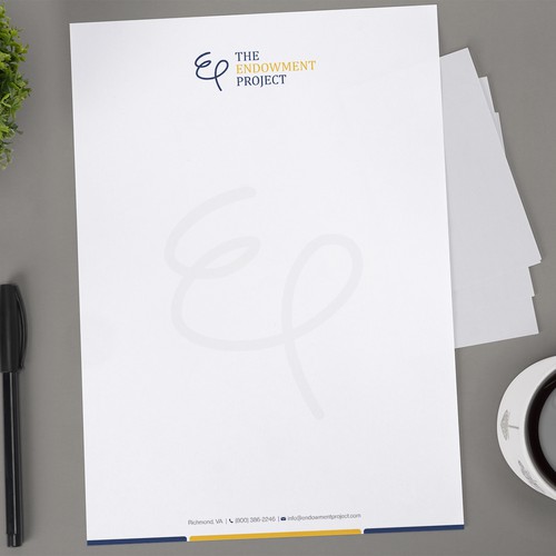 Clean, simple note design, The Endowment Project Design by Xclusive16