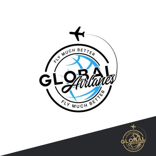 Take off! A Brand New Global Airline logo! Design by karameru