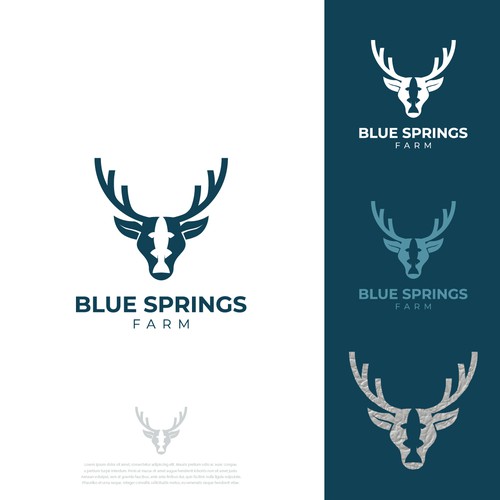 Logo for our Der hunting and bass fishing recreational farm Design by BillyFoss