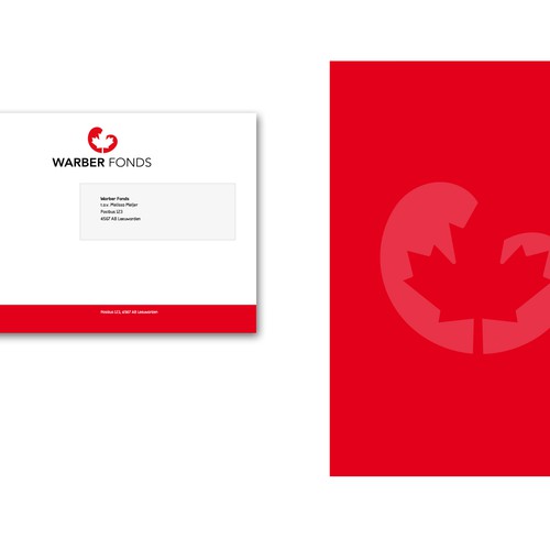 Design vincitore del contest "Ontwerp een logo voor het Warber Fonds!"