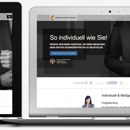 Proposta di design per un contest della categoria Design di sito web realizzata da Sebastians