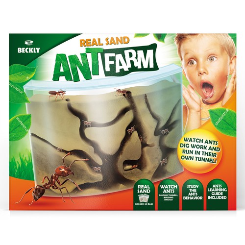 Eye Catching Ant Farm Box Design Design by tomdesign.org