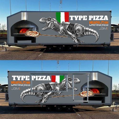 PIZZA trailer - be creative! Design von Rockyman