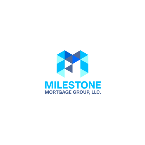 Milestone Mortgage Logo Design by maribo