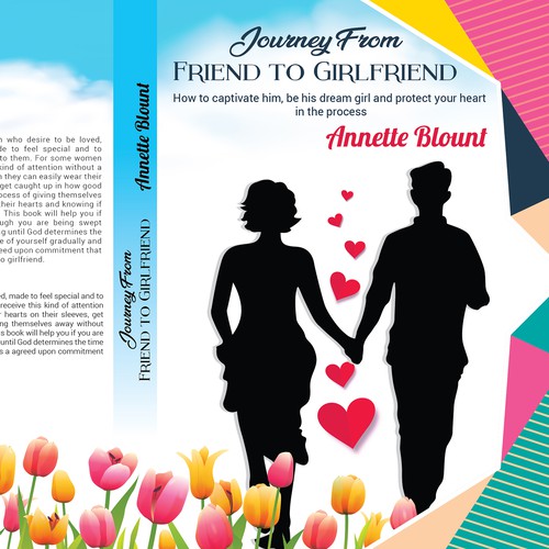 Design a book cover that is fun and playful to help single women experience love beyond friendship Design by Timefortheweb