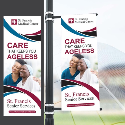 Design a banner that attracts older adults & families to use our specialized senior care & services Design réalisé par Saqi.KTS