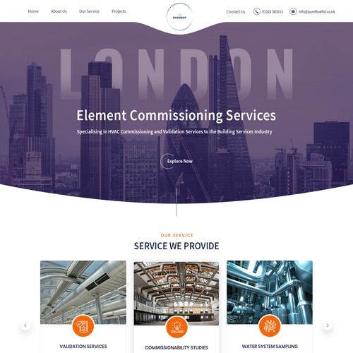 Web page design contest entry by DesignExcellence
