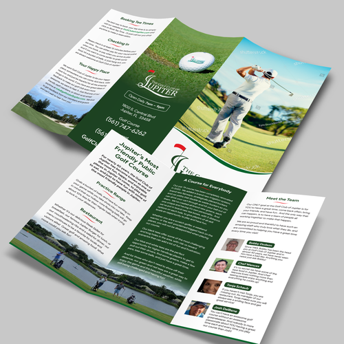 guaranteed prize*** - brochure for golf course -*****new