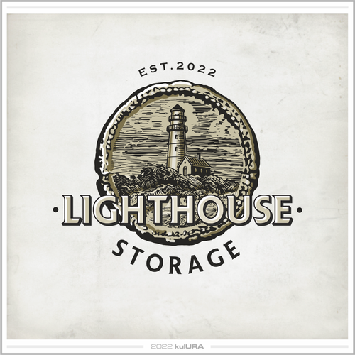 Vintage Lighthouse Coin Logo Needed Design by kulURA