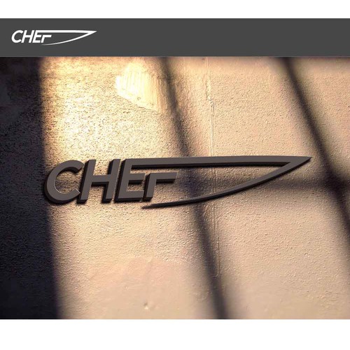 "CHEF": Food & Cooking Social Media Logo Design by ShiipArt ✅