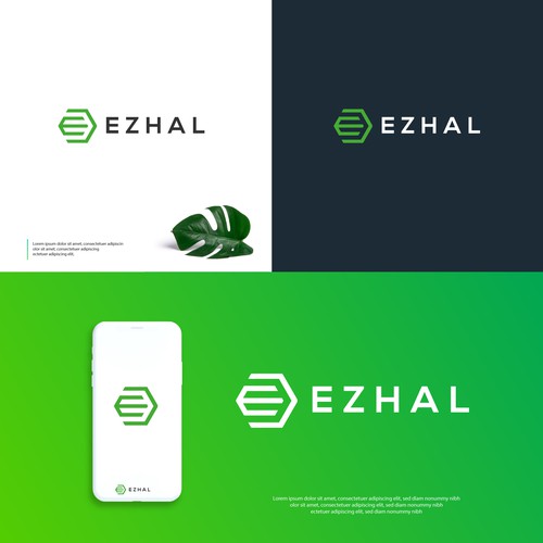 Mobile application logo for "Ezhal" Design by Ellestudio™