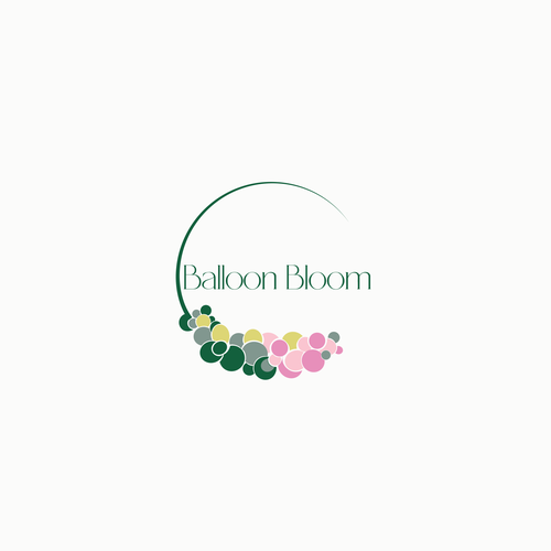 Balloon Bloom Logo Design by AnaGocheva