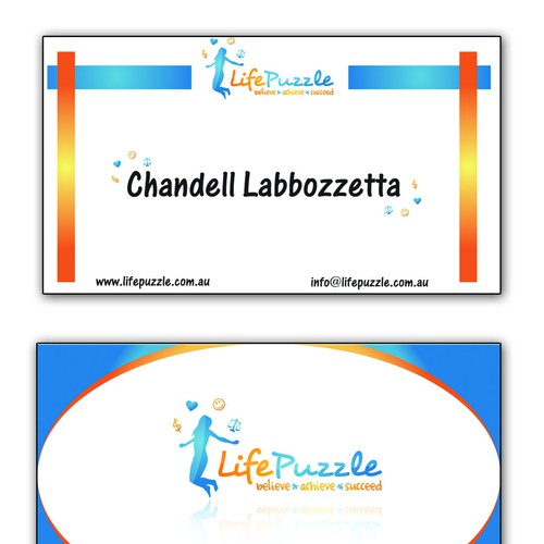Stationery & Business Cards for Life Puzzle デザイン by Hala