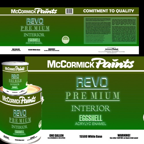 Design a new Paint Can label for a Premium Paint! Design by Arkacaraka1