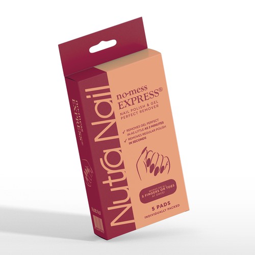 Nutra Nail Gel Remover Design by SRGrafica